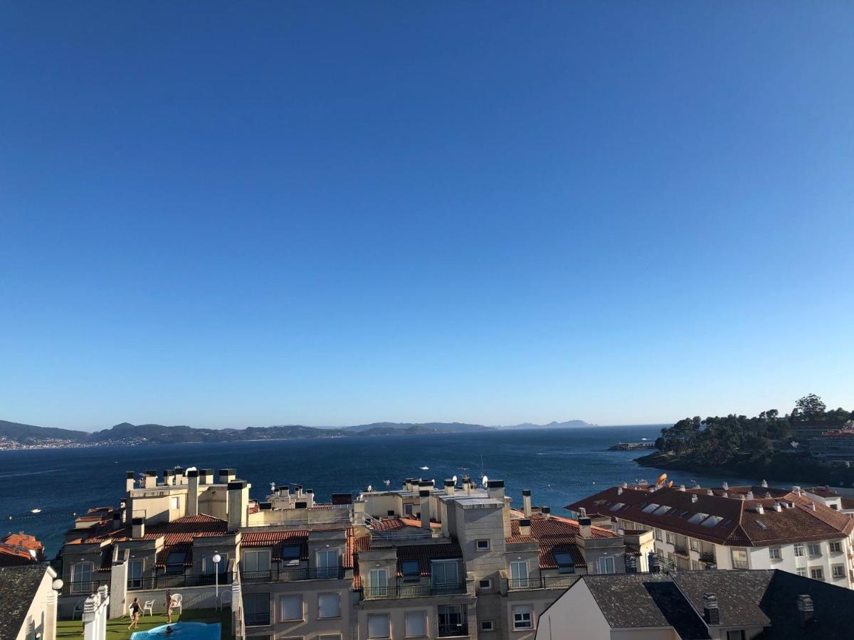 Enjoy Sanxenxo,200M Playa, Balcon Vistas Cies, Piscina & Terraza Azotea,2 Plazas Garaje, 2 Banos, Muy Luminoso, Muy Tranquilo,Muy Equipado, Centricoアパートメント エクステリア 写真