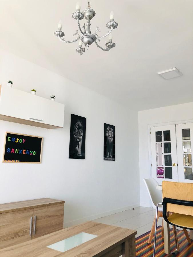 Enjoy Sanxenxo,200M Playa, Balcon Vistas Cies, Piscina & Terraza Azotea,2 Plazas Garaje, 2 Banos, Muy Luminoso, Muy Tranquilo,Muy Equipado, Centricoアパートメント エクステリア 写真